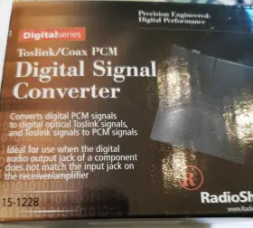 150-1228 RADIOSHACK Digital Signal Converter Radio