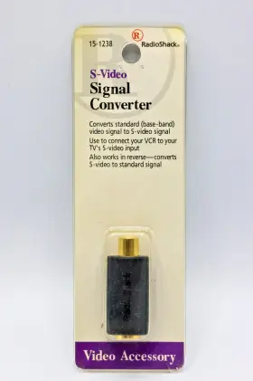 Radioshack 150-1238 S-video To Rca Signal Converter