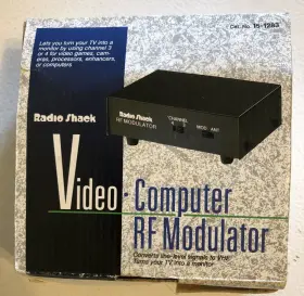 151283 RADIOSHACK Radio Tv Video Rf Modulator Vhf Converter