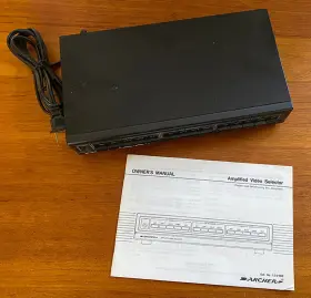 Radioshack 152100 Radio Shack Archer Amplified Video Selector Rf Coax Switcher Model 15-2100