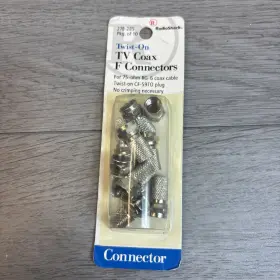 278-0285 RADIOSHACK Twist Connector Coax Cable