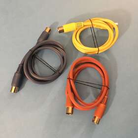 420-2149 RADIOSHACK Midi Din Male Ends Cables Feet