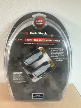 R890 RADIOSHACK High Hdmi Cable Connectors Radio #2
