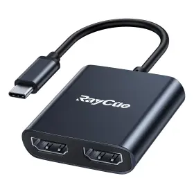 Raycue Z1-hop-03.1401827us.ray Usb-c To Dual Hdmi Adapter 4k 60hz Type-c Converter For Monitor Raycue Z1-hop-03.1401827us.ray Usb-c To Dual Hdmi Adapter 4k 60hz Type-c Converter For Monitor