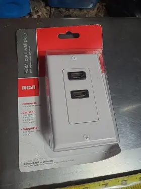 044476071898 RCA Hdmi Digital Dual Wall Plate Box