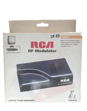 CRF890 RCA Rf Modulator Allows Tv Video Inputs View Dvds