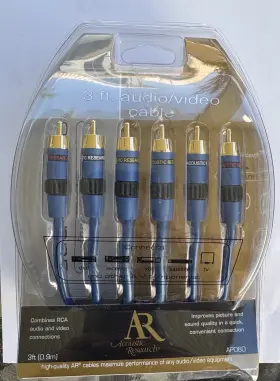 AP060 RCA Acustic Research Cable Set Audio Video