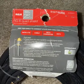 DH25QCR RCA Quad Shield Digital Hdtv Coaxial Cable High #3