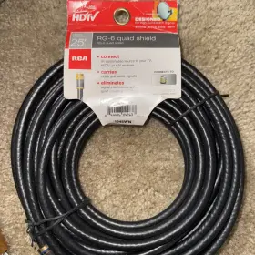 DH25QCR RCA Quad Shield Digital Hdtv Coaxial Cable High