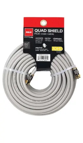 DH50QCE RCA Coaxial Cable Awg Quad Shield