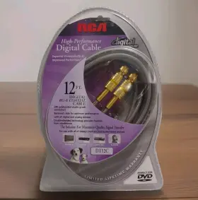 DT12C RCA Video Cable Connector Male Coaxial