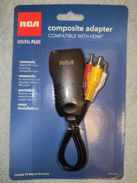 RA47492 RCA Hdmi Video Adapter RA47492 RCA Hdmi Video Adapter