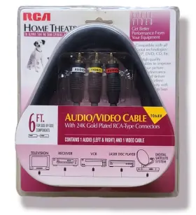T06AV RCA Theater Audio Video Cables