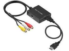 UZI-RCA01 RCA Hdmi Converter Cable Pal Ntsc Vhs Vcr Ray Dvd