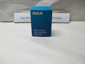 VAA002 RCA Video Audio Adapter Camcorder Din Jacks