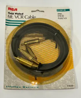 VH40 RCA Vcr Video Cable Stereo Hook Up Box
