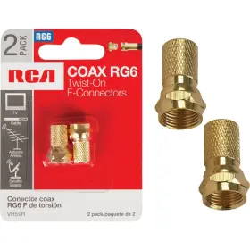 VH59R RCA Rg Twist Coaxial Connector Pack