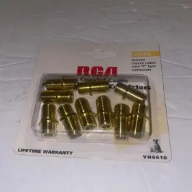 VH6610 RCA Coaxial Cable Line Connectors Video #2