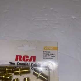 VH6610 RCA Coaxial Cable Line Connectors Video #3