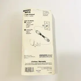 VH85B RCA Feet Video Coaxial Cable Connectors #3