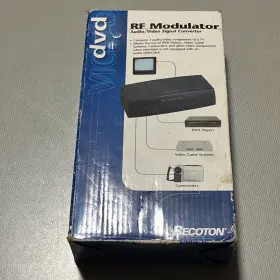 044102146471 RECOTON Rf Modulator Box Adapter 044102146471 RECOTON Rf Modulator Box Adapter