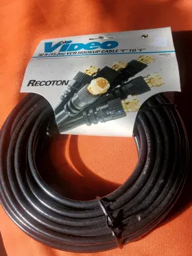 BB-50G RECOTON Video Cable Connectors Vcr Hookup