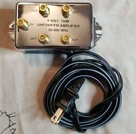 V312UL RECOTON Uhf Vhf Fm Amplifier Signal Ac