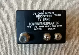 V348 RECOTON Vhf Uhf Tv Combiner Separator