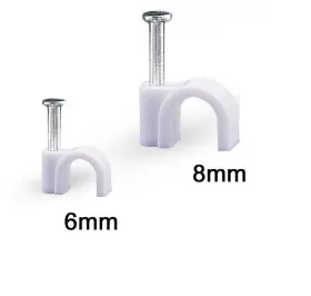 700064 RED HOUND AUTO Single Nail Clamp Clip Tack Cable Cord