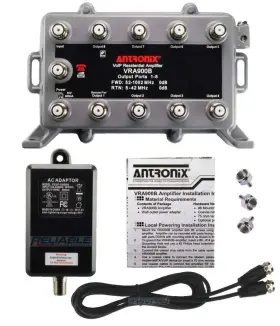 Reliable Cable Products 851815008190 9 Port Bi-directional Tv Splitter Signal /amplifier Kit With Active Ret