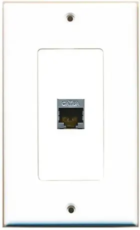 NSRA37505-WW RITEAV Port Shielded Wall Plate Gang
