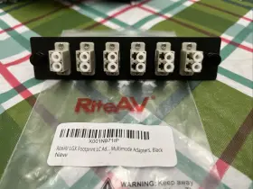 NSRA37825 RITEAV Lgx Lc Adapter Panel Ports Duplex Multimode
