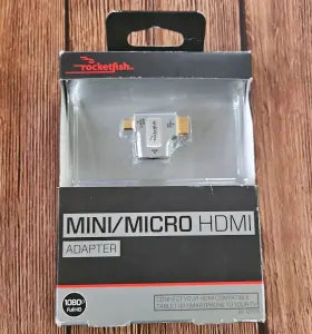 600603122965 ROCKETFISH Hdmitomicro Mini Hdmi Adapter