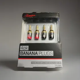 RF-G11902 ROCKETFISH Toolless Speaker Banana Plugs Pack