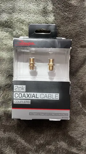 RFG1310 ROCKETFISH Coaxial Cable Couplers Pack RFG1310 ROCKETFISH Coaxial Cable Couplers Pack