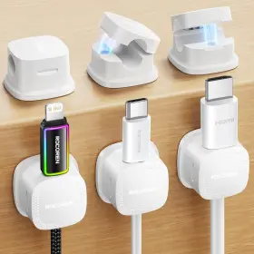 RC-LXQ01 ROCOREN Magnetic Cable Clips Cord Organizer