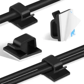 14NXDLJ0001 ROMEDA Adhesive Cable Clips Wall Clamp Cord