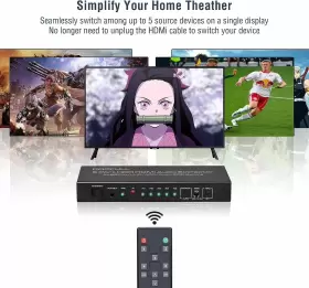 HDSW0032M1 ROOFULL Port Hdmi Switch Optical Audio #3