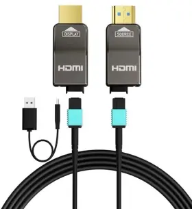 SNPF21GEN4AK-12 RUIPRO Pure Fiber Optic Armored Hdmi Cable