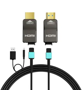 SNPF21GEN4AK-20 RUIPRO Pure Fiber Optic Armored Hdmi Cable