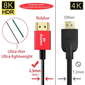 783926784383 RULYKAR Hdmi Cable Ultra High #3