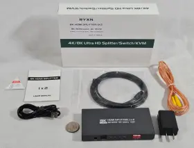 RY-8SP102 RYXN Hdmi Splitter Audio Extractor Edid Dolby Vrr #2