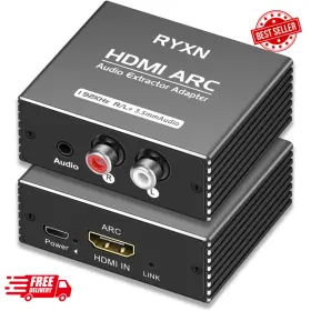 RY-ARC01 RYXN Hdmi Arc Audio Extractor Adapter Stereo