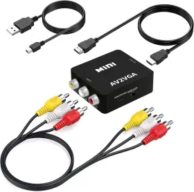 744760007779 S-RCA Hdmi Converter Adapter Mini Cvbs