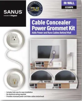 Ccsiwpk SANUS Wall Cable Management Concealer Recessed Recess