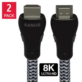 Sanus 313049015028 Preferred 3 Meter 8k Ultra High-speed Hdmi 2.1 Cable 2-pack