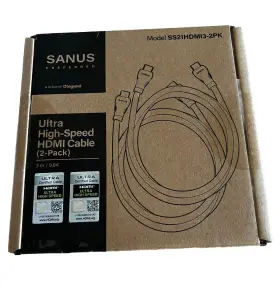 SS21HDMI3-2PK SANUS Ultra High Hdmi Cable Meter