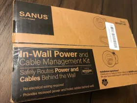 MFIWP1-W1 SANUS Legrande Wall Power Cable Management Kit MFIWP1-W1 SANUS Legrande Wall Power Cable Management Kit