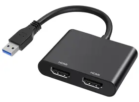 744608542981 SARTYEE Usb Hdmi Adapter Dual Monitor Cable