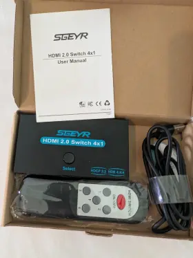 AUB089Q8F9RZ SGEYR Hdmi Switch Port Splitter AUB089Q8F9RZ SGEYR Hdmi Switch Port Splitter